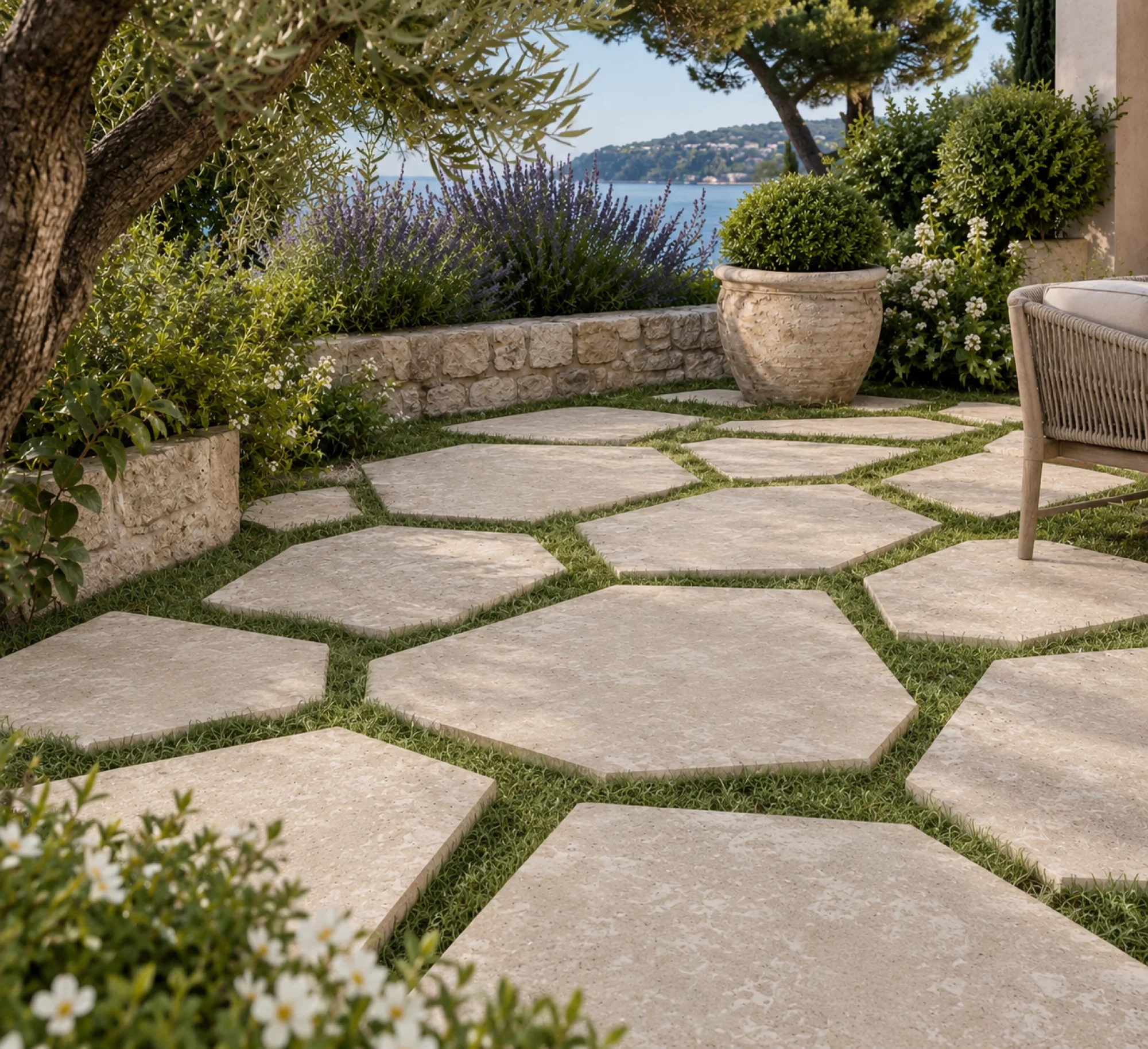 Caisson de Jardin Aurelia Greige