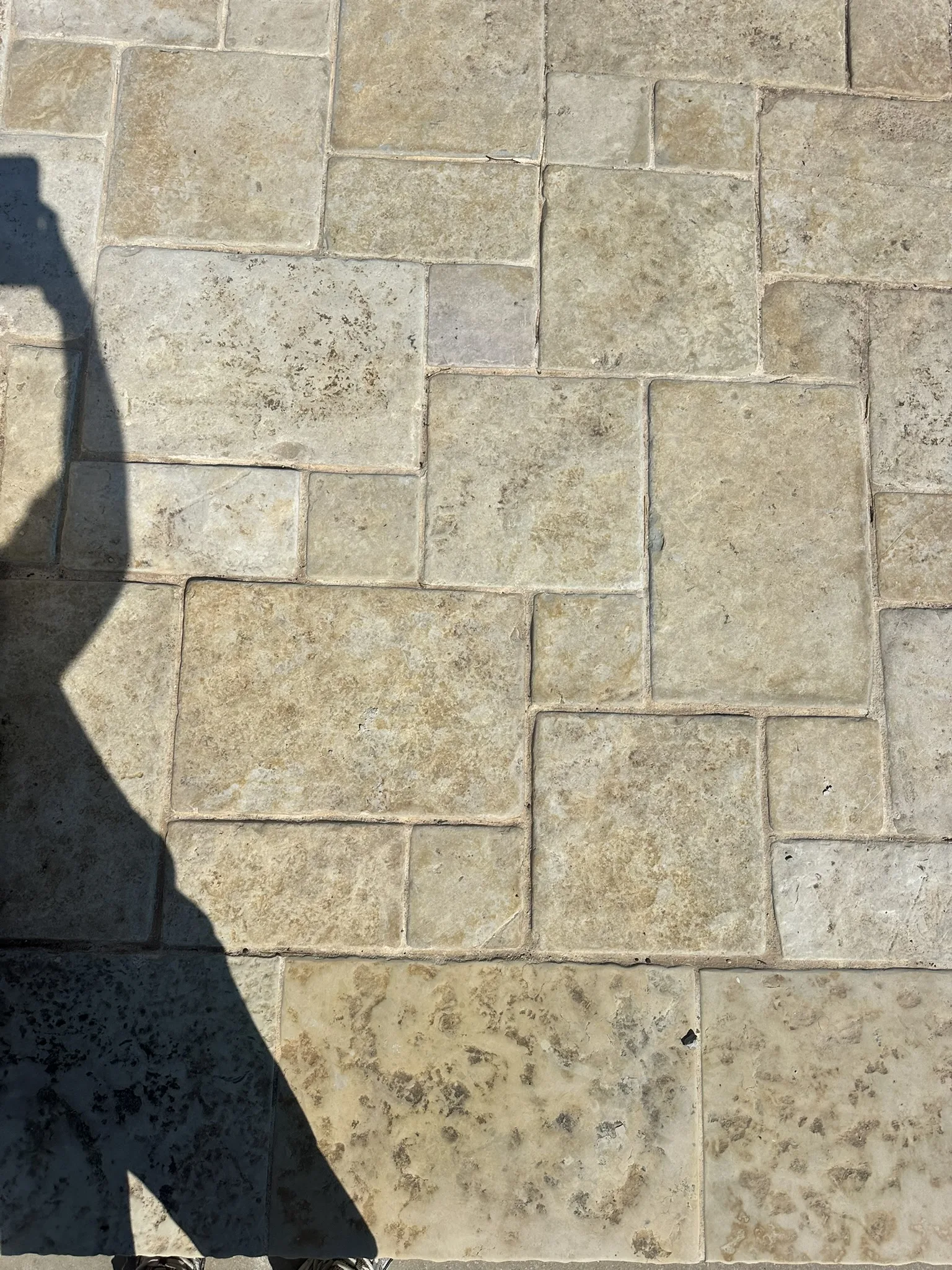 Dallage Lavros Beige Vieillie