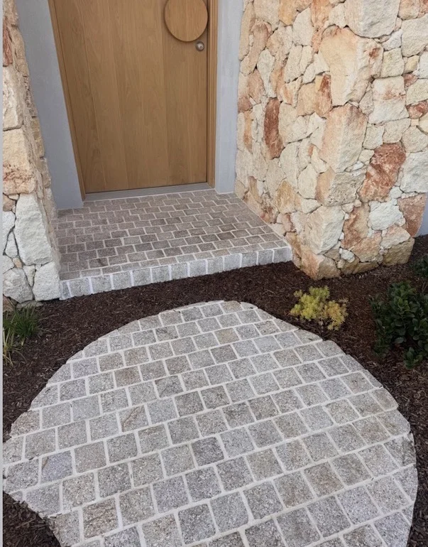 Pavé Granit Beigéo Finition Sablée