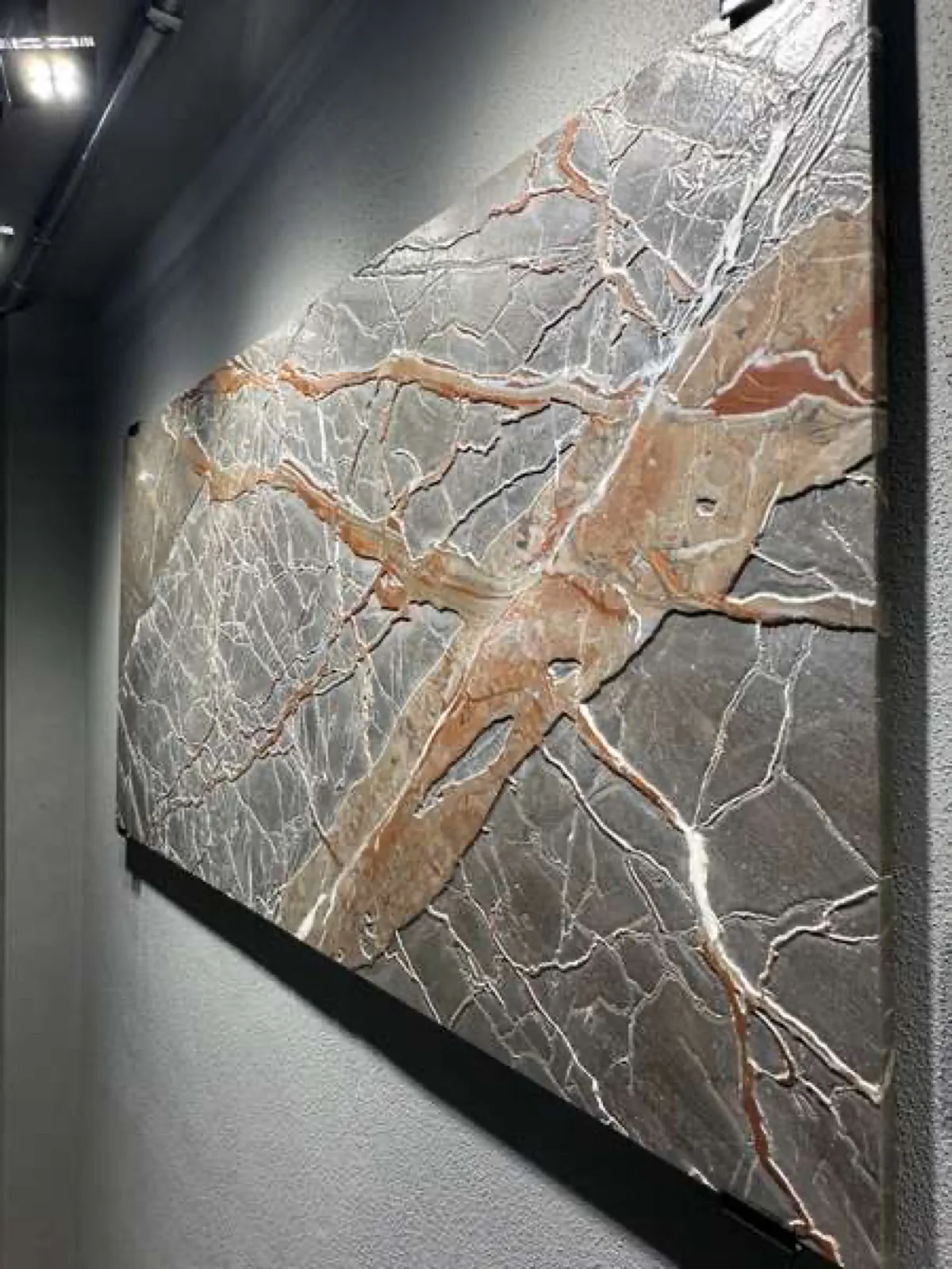 Tableau Marbre Structuré